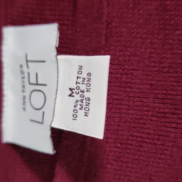 Ann Taylor Loft, Size Medium,  burgundy - Picture 2 of 5